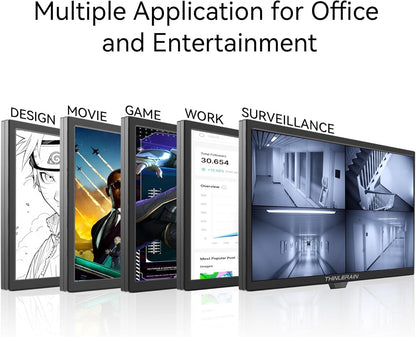 21.5 Inch PC Monitor 1920x1080p LED Display Computer Monitor with VGA/HDMI/AV/BN