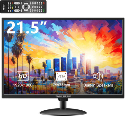 21.5 Inch PC Monitor 1920x1080p LED Display Computer Monitor with VGA/HDMI/AV/BN